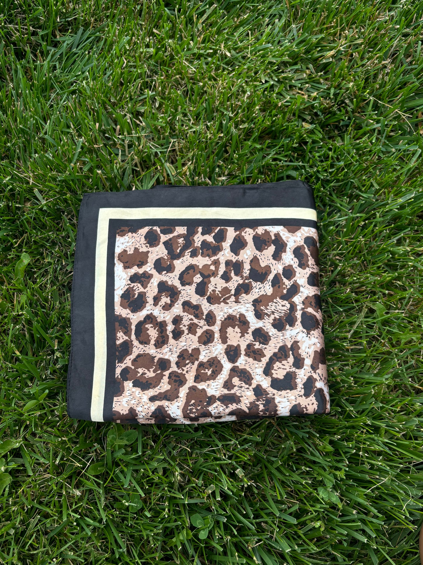Cheetah Printed Scarf/ HeadWrap