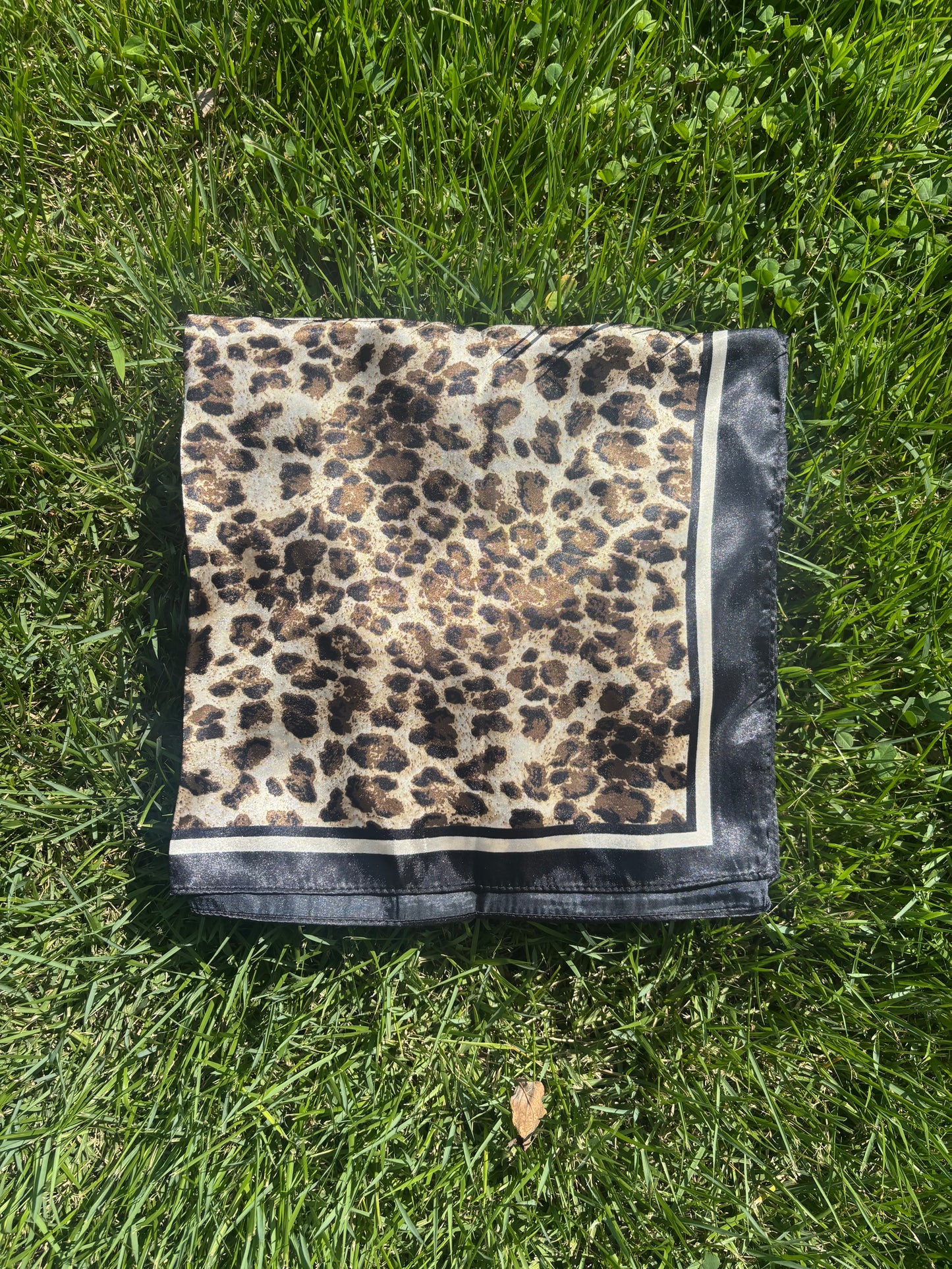 Mini Cheetah Print Scarf