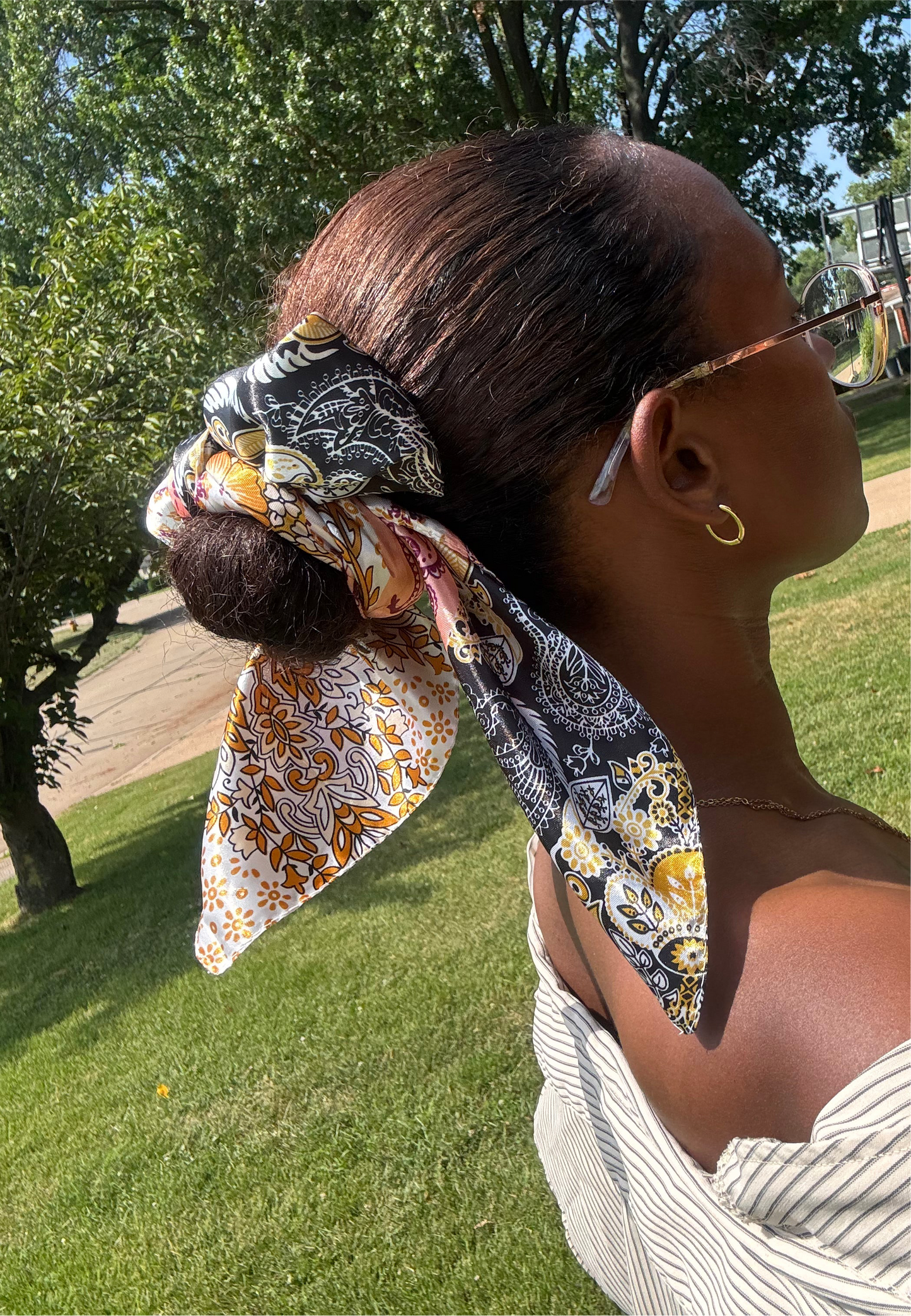 Multi Color Printed Headwrap