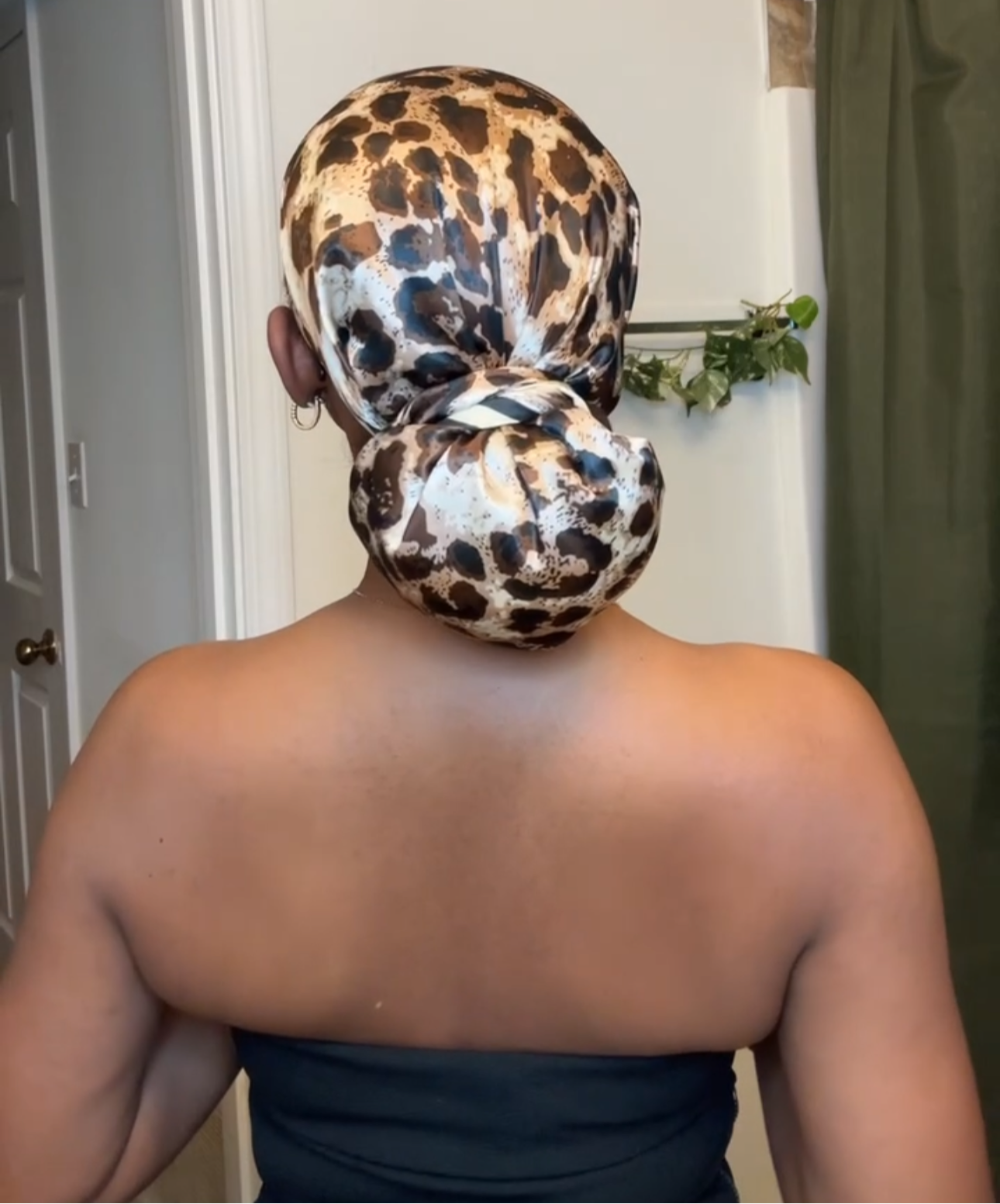 Cheetah Printed Scarf/ HeadWrap