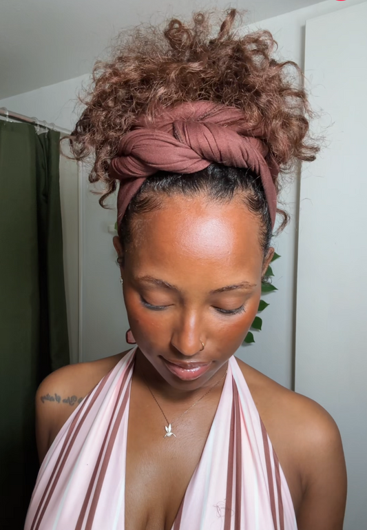Chocolate Brown Headwrap