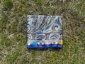 Royal Blue Printed Headwrap