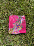 Pink peekaboo cheetah Print Headwrap