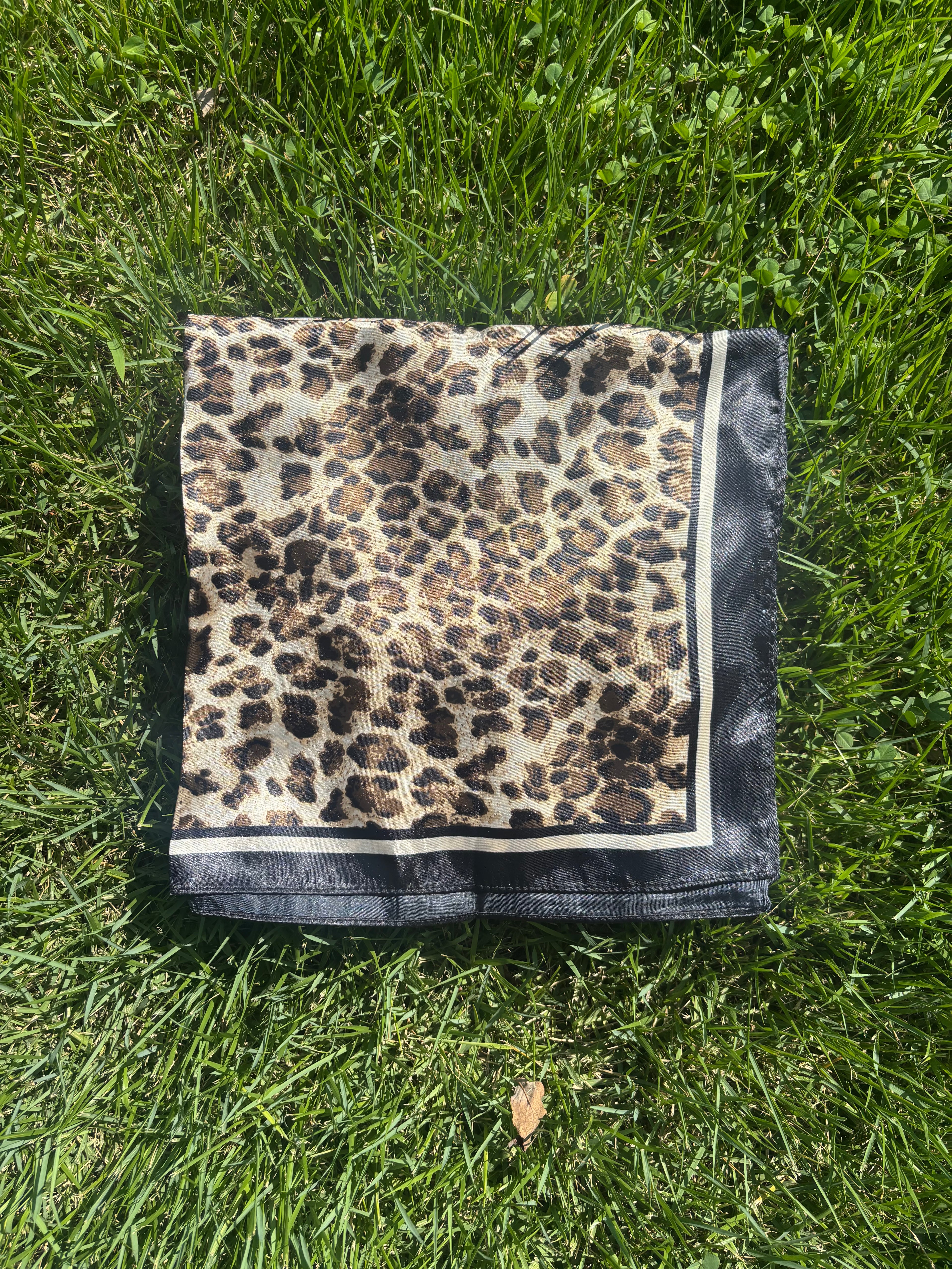Mini Cheetah Print Scarf