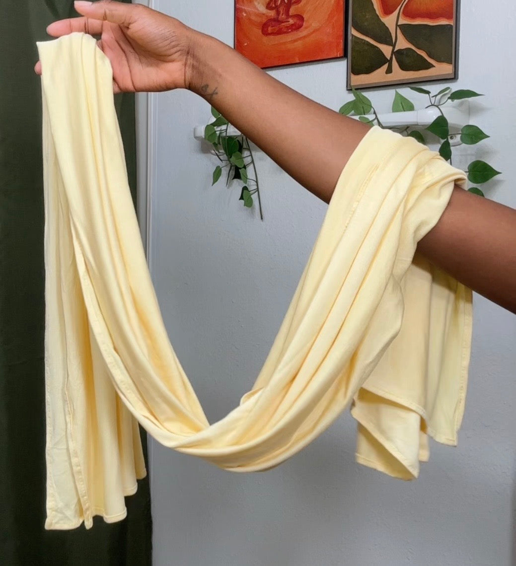 Soft Yellow Headwrap